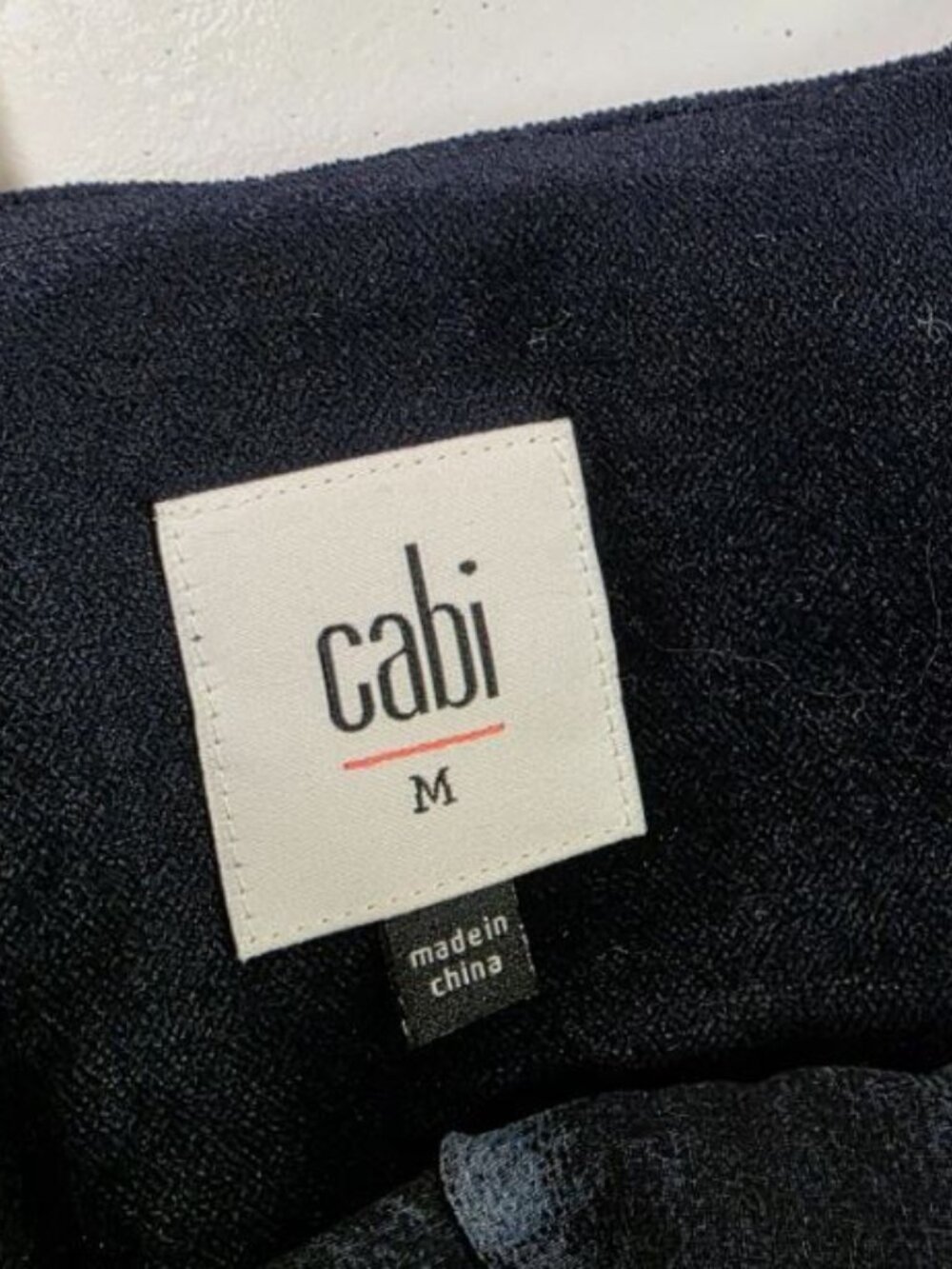 Cabi Entrance Midnight Velvet Blazer Jacket M Navy Statement Maximalist 3489 - Picture 9 of 12